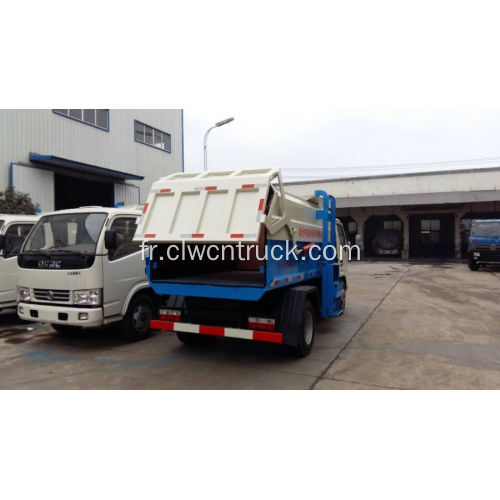 Vente chaude Dongfeng 4cbm multi side loader camion